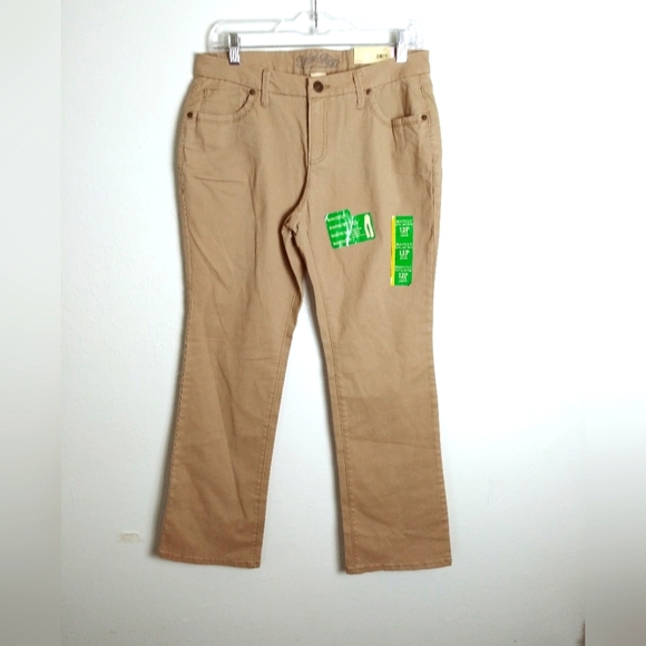 Faded Glory Boot Cut Pant Women's Size 12 Petite Khaki - Picture 1 of 10
